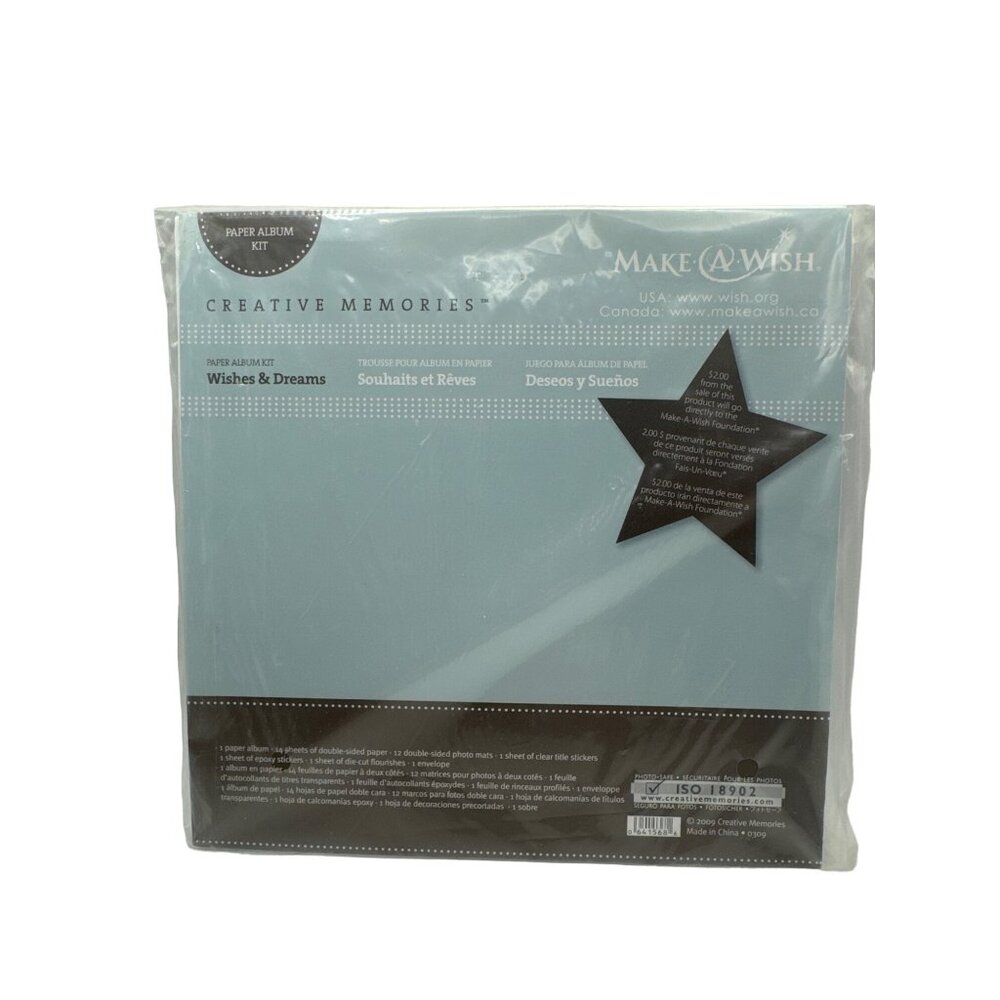 Creative Memories Wishes and Dreams Paper Album Kit